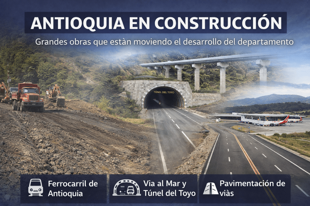 Antioquia en construcción: las obras que están moviendo el desarrollo del&nbsp;departamento
